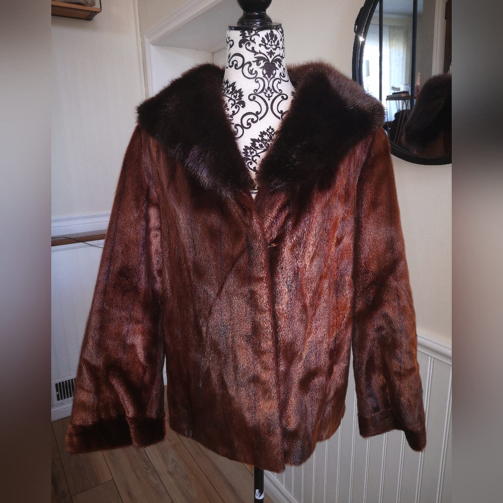 Vintage 1950's fur coat